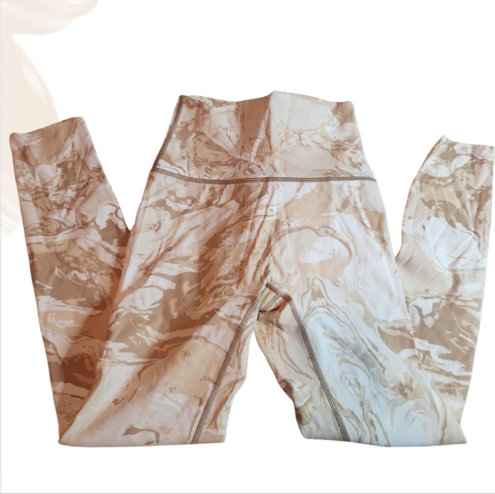 Aerie OFFLINE Goals High Waisted Legging 7/8โ XS Null Sands Beige